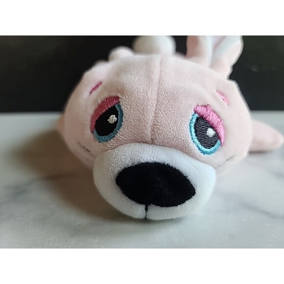 Cutetitos HOPPITO the Pink Bunny 7” Beanbag Plush Stuffed Toy by Basic Fun - Picture 2 of 10